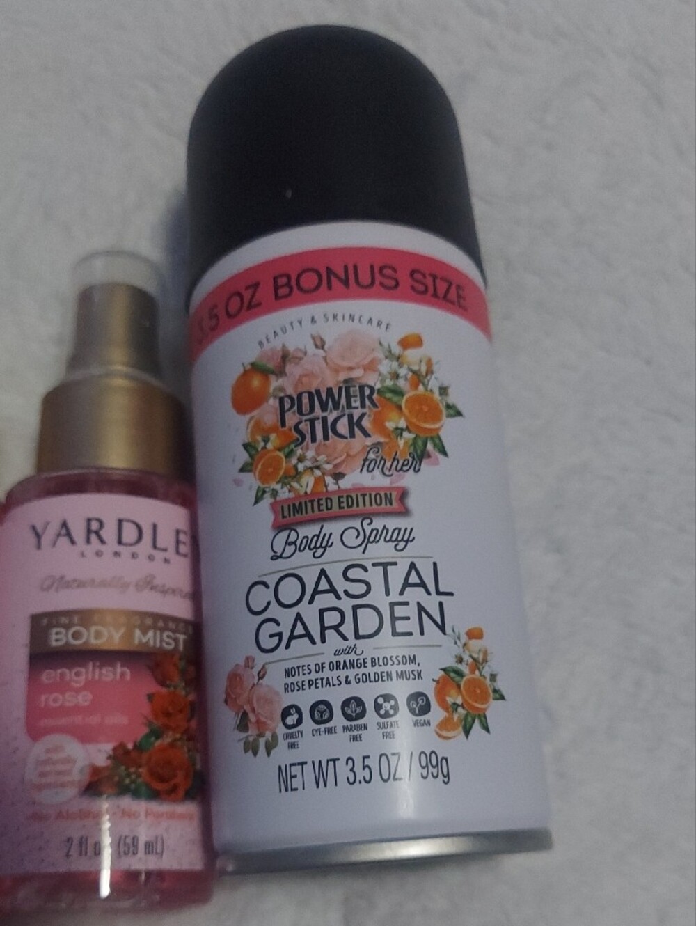 Yardley & Power Stick Mixed Scent Body Mists and Sprays - Pink & Yellow - Picture 6 of 6